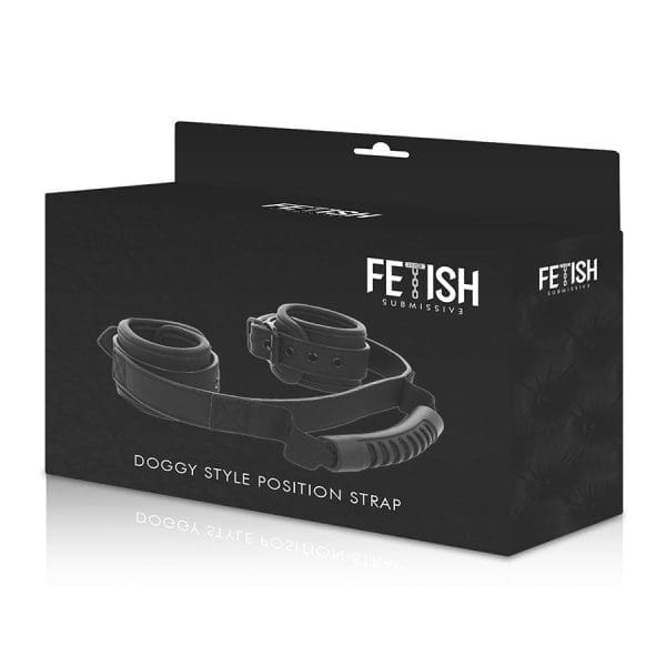 FETISH SUBMISSIVE - NOPRENE LINING HANDCUFFS WITH HANDLE 10